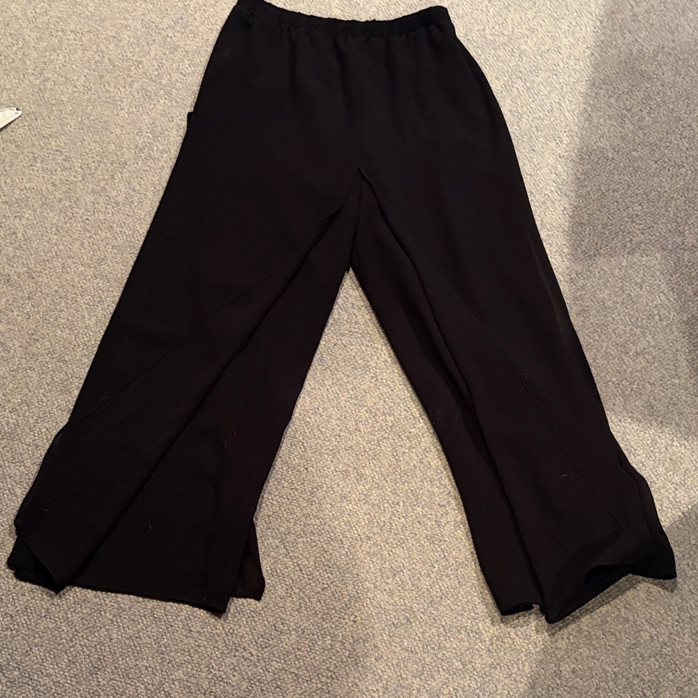 Ronni Nicole Sheer Black Pants